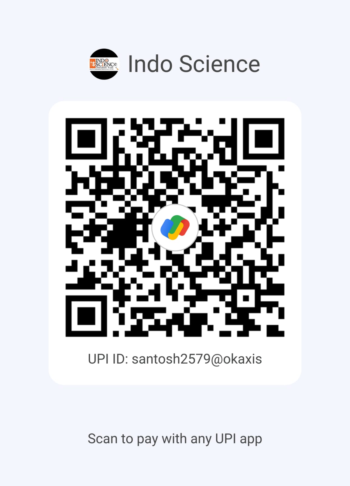 ISET Donation Payment QR Code